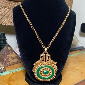 Vintage Moon drops locket Pendant